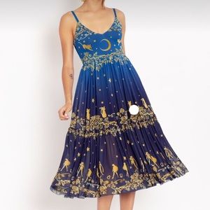 Blackmilk Sailor Guardians Stars Sheer Midaxi Dress